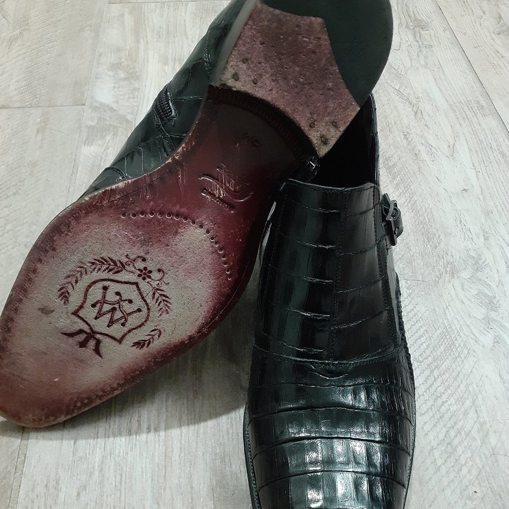 Custom Genuine Alligator Shoes